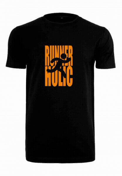 Runnerholic - T-Shirt Round Neck schwarz