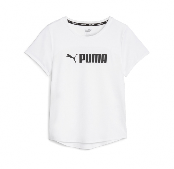Puma Fit Logo T-Shirt - weiß