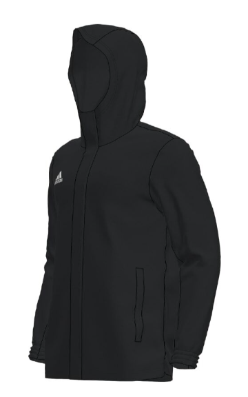 Adidas Entrada 22 Allwetter Jacke - Schwarz