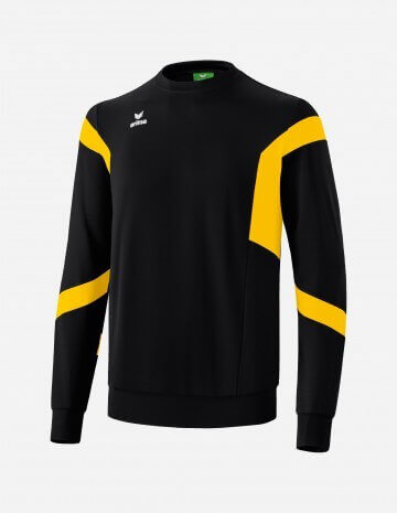 Erima classic Team Sweatshirt - schwarz/gelb