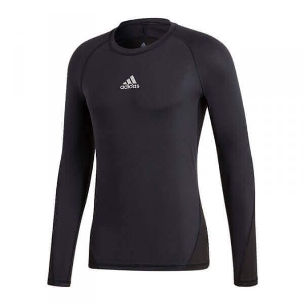 adidas Alphaskin Longsleeve KIDS - schwarz