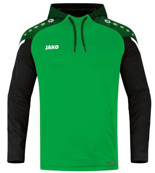 Jako Kapuzensweat Performance - soft green/schwarz