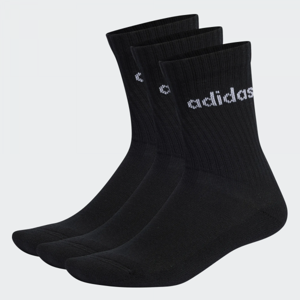 adidas Socken mit Schrift - schwarz