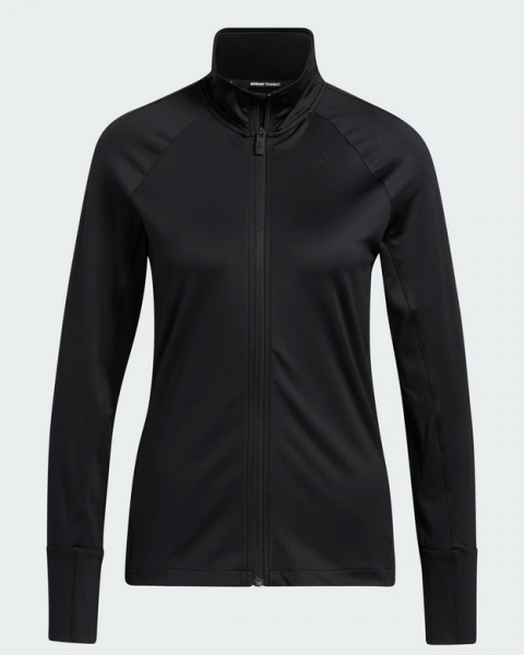 adidas Knit Laufjacke Damen - schwarz