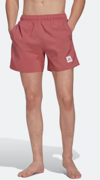 Adidas Badeshorts Short Length Solid Swim Shorts - Rosa