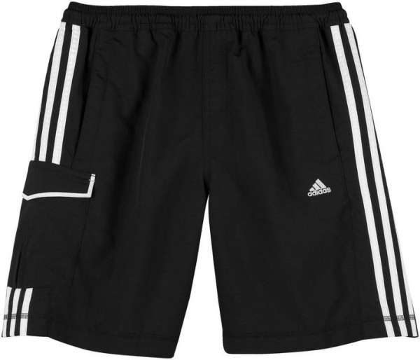 adidas Kinder 3SC Badeshort - schwarz