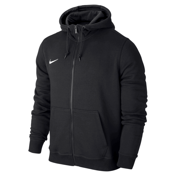 Nike Team Club Full Zip Hoody kids - schwarz