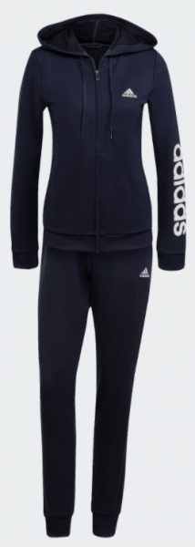 adidas LIN Sweatanzug Polyester Damen - navy