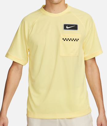 NIKE Dri-FIT Fitnessshirt Herren 821 - citron