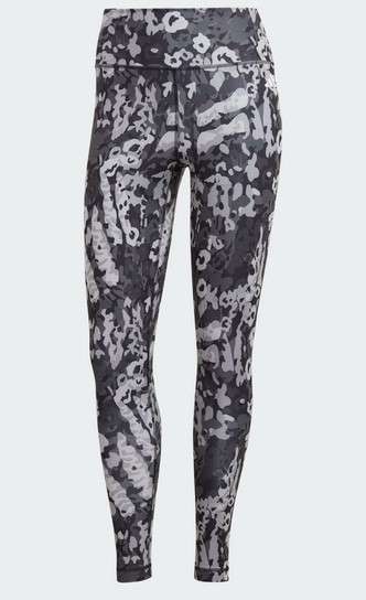 Adidas Train Essentials Printed Tight 7/8 -grau/schwarz