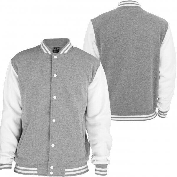 L-Shop College Jacke - grau/weiß