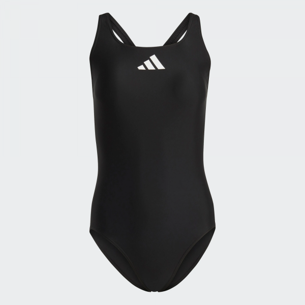 adidas Badeanzug mit Logo - schwarz