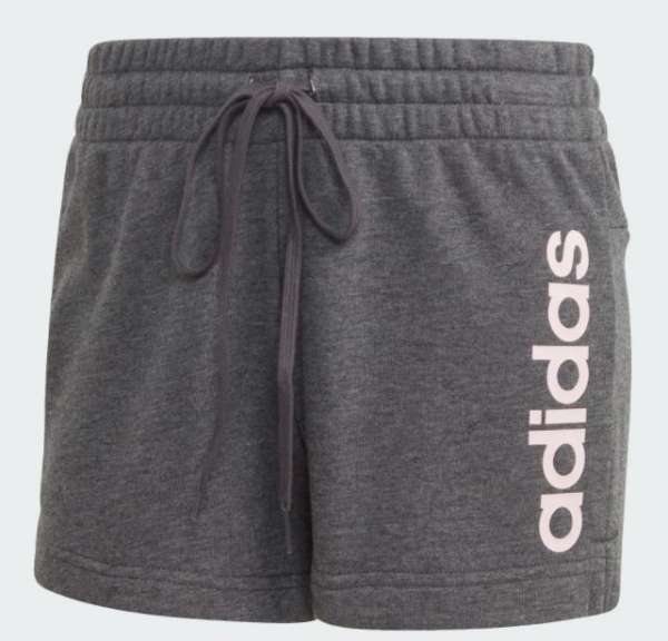 adidas Damen LIN Short - grau