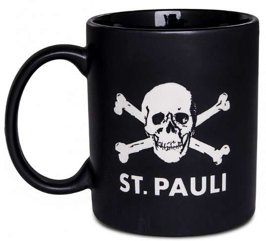 FC St. Pauli Kaffeebecher Totenkopf