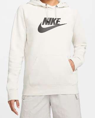 Nike Damen Fleece Hoodie - orewood brn/black