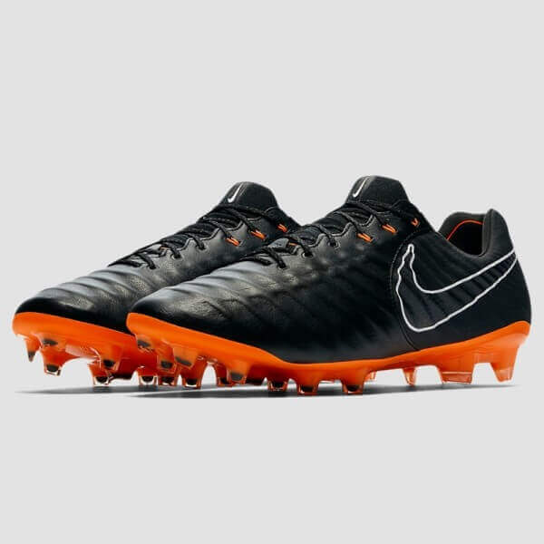 nike tiempo schwarz orange
