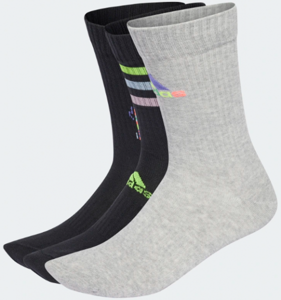 adidas Lu Graphic Sock -black/grey