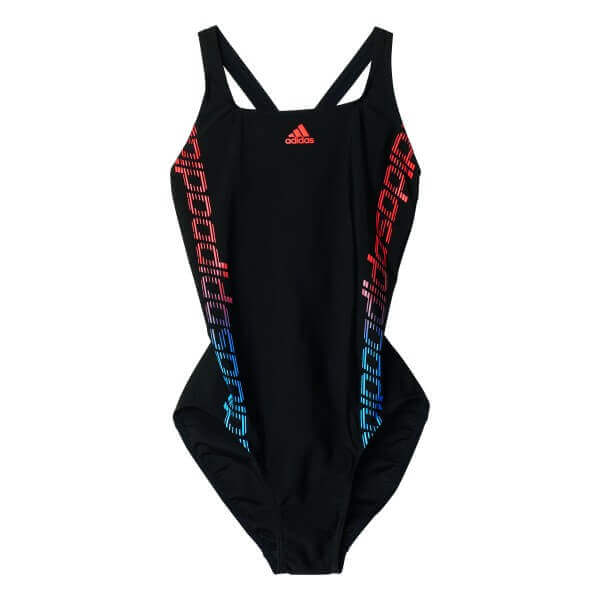 adidas Damen Lin Badeanzug - schwarz