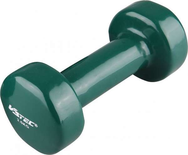 V3Tec PVC Fitnesshantel 2 x 2,5 kg - grün
