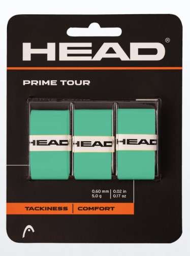 Head Prime Tour 3 pcs Pack (Overgrip) - mint