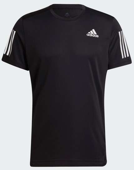 adidasOWN THE RUN TEE BLACK/REFSIL