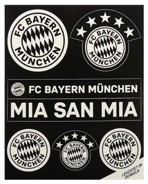 FC Bayern München Leuchtaufkleber-Set