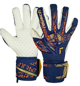 reusch Torwarthandschuh Attrakt Speedbump - navy/gold