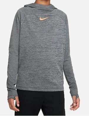 Nike DRI-Fit Academy Big Kids Fußball Hoodie - grau