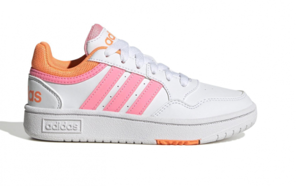 Adidas HOOPS 3.0 K - Weiß/Pink/Orange