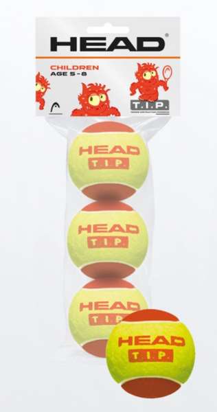 Head TIP Red Tennisbälle Kinder 5-8 Jahre