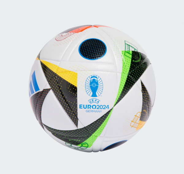 adidas EURO24 Replica Trainingsball- weiß