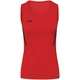 Jako Tanktop Challenge Damen - rot/schwarz