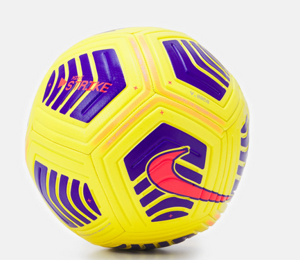 Nike Strike Soccer Fußball - gelb/lila/orange