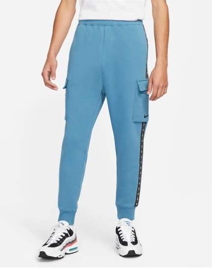 Nike NSW Repeat FLC Cargo Pant Herren hellblau