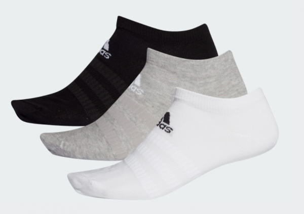 adidas Low Socken - schwarz/weiß/grau