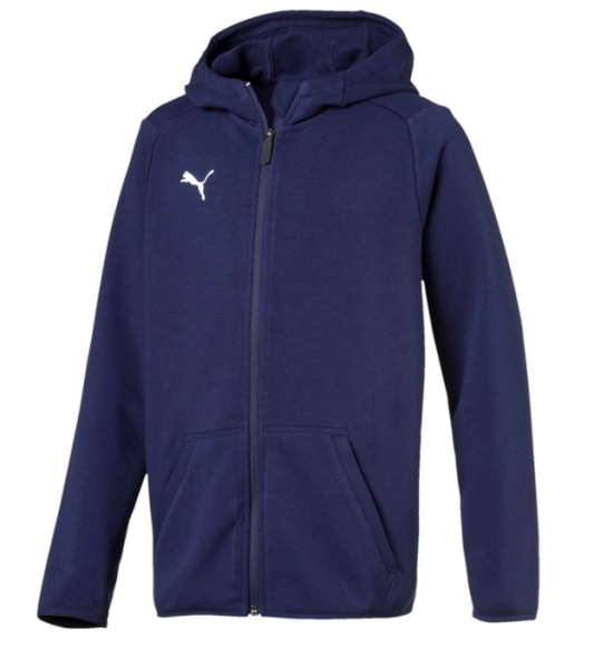 Puma Liga Casuals Hoody Jacket KInder - navy