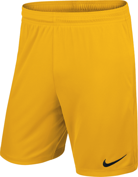 Nike Park II Knit Short ohne Innenslip - gelb