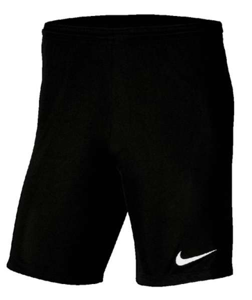 Nike Short Park III ohne Innenslip schwarz