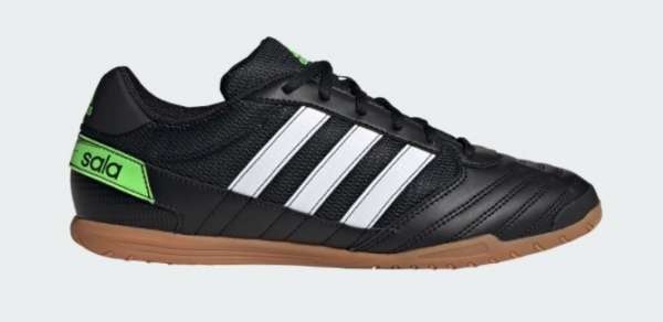 Adidas Super Sala Hallenschuh schwarz/grün Kids