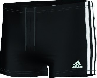 adidas Kinder 3S Badehose - schwarz