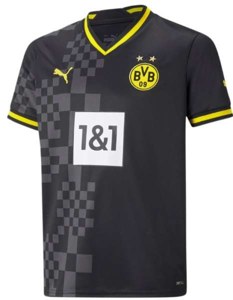 Puma BVB Away Jersey Replica Kids - schwarz/gelb