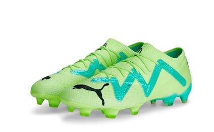 Puma FUTURE ULTIMATE Low FG/AG - Fast Yellow-PUMA Black-Electric Peppermint