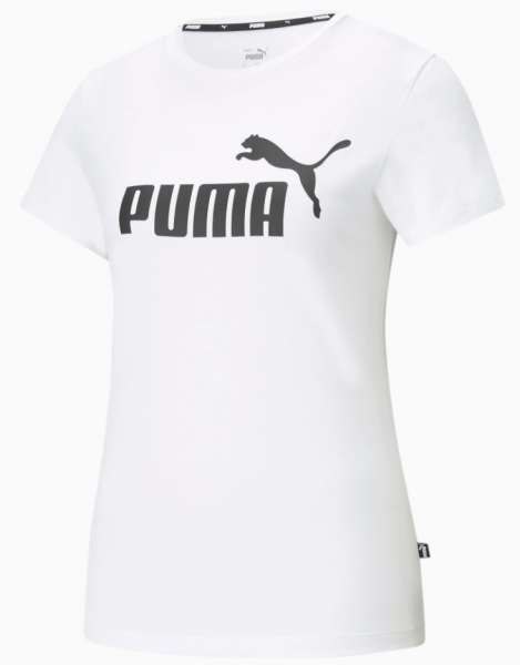 Puma ESS Logo Tee Damen weiß