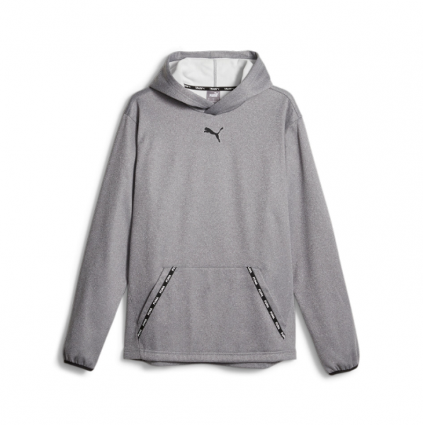 Puma Fit Taped Fleecehoodie - dunkelgrau