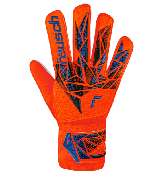 Reusch Attrakt Starter Solid Junior - neonorange