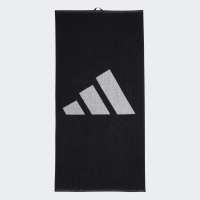adidas Handtuch mit Logo S - schwarz/weiß adidas Handtuch mit Logo S - schwarz/weiß