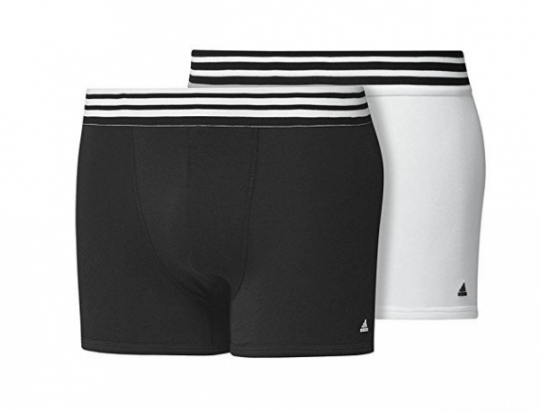 adidas Ess CC UW Boxershorts 2Pack - schwarz/weiß