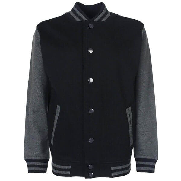 L-Shop College Jacke - schwarz/grau