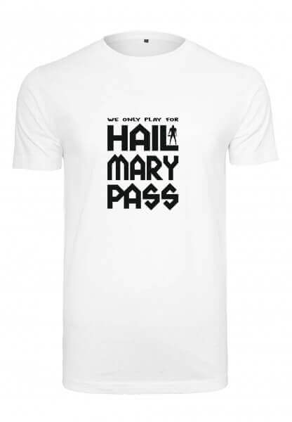 Hailmarypass - T-Shirt Round Neck weiß