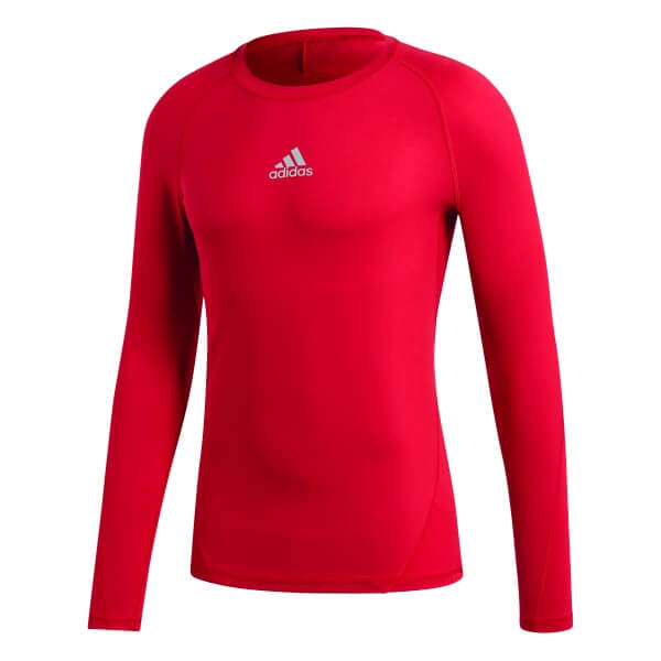 adidas Alphaskin Longsleeve KIDS - rot